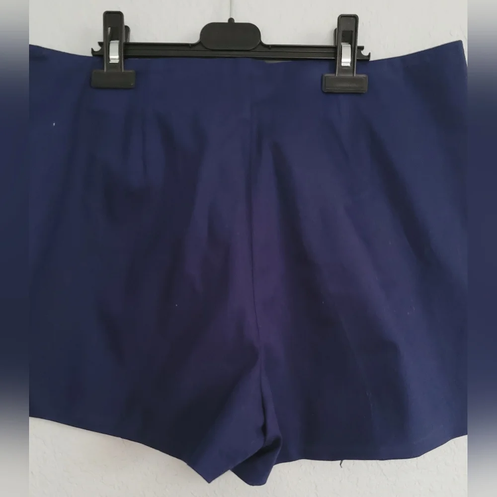 Women's Navy Blue Shorts - Picture 2 of 8